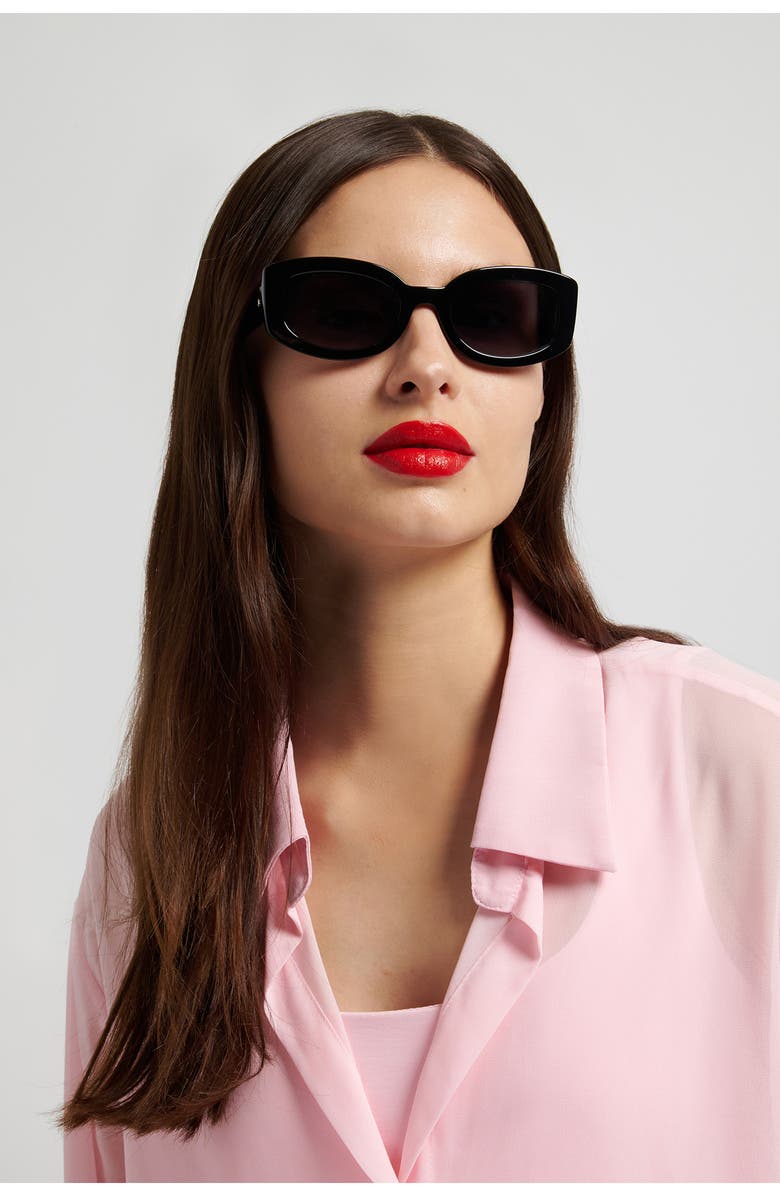 Kate Spade New York ailey 53mm gradient rectangular sunglasses, Alternate, color,