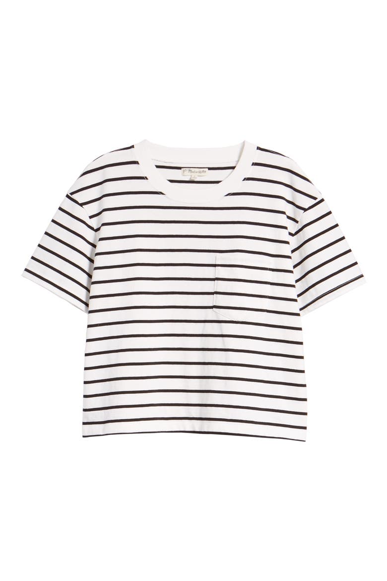 Stripe Easy Crop Tee, Alternate, color, BRIGHT IVORY