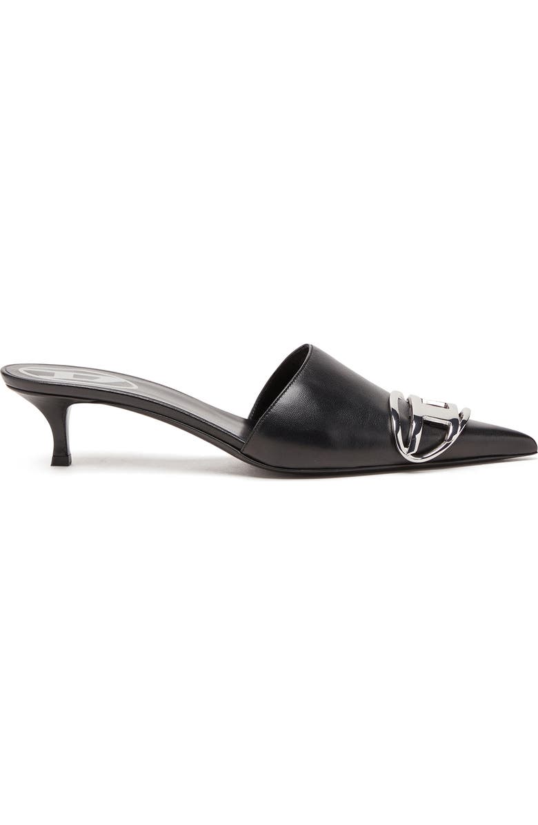 DIESEL<sup>®</sup> Pointed Toe Kitten Heel Mule, Alternate, color,