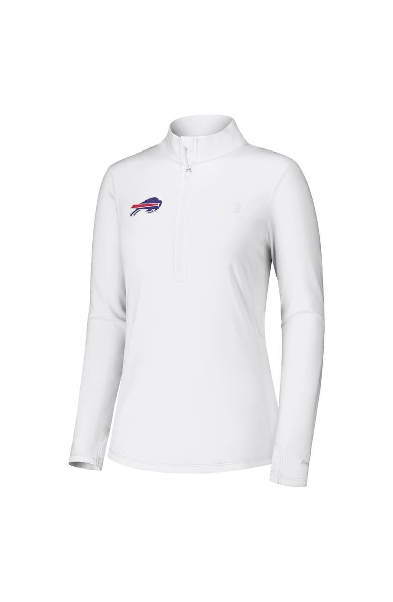 Tommy Bahama Women's Tommy Bahama Navy Buffalo Bills Sport Playa Vista Quarter-Zip Jacket, Alternate, color, White