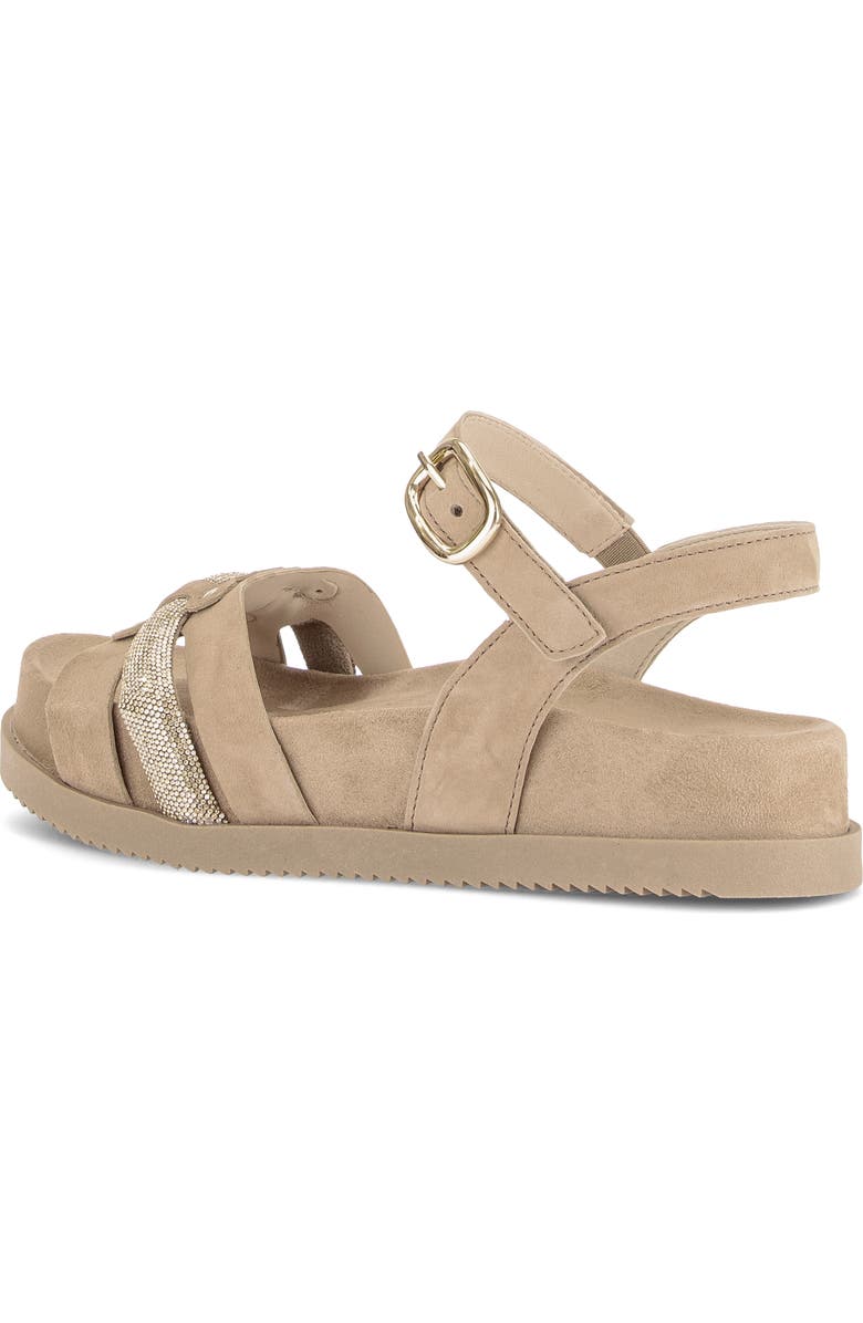 Gabor Ankle Strap Sandal, Alternate, color, Sand