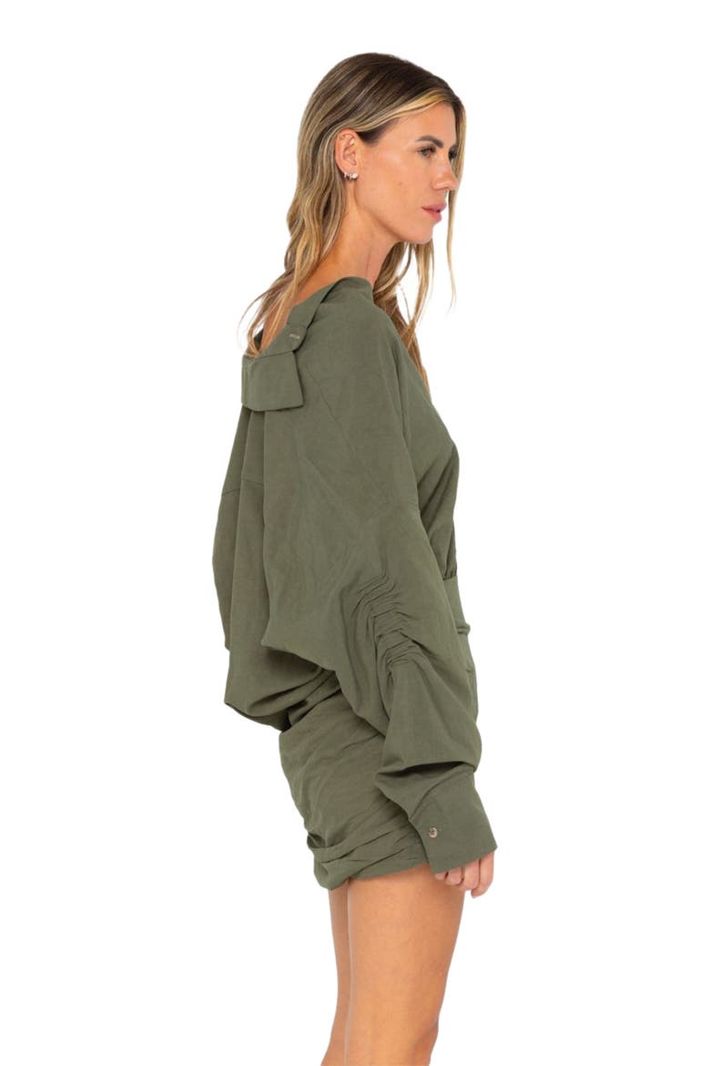 Vivie Dress, Alternate, color, Olive
