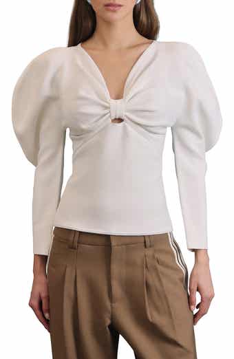 Avec Les Filles Exaggerated Dolman Sleeve Sweater