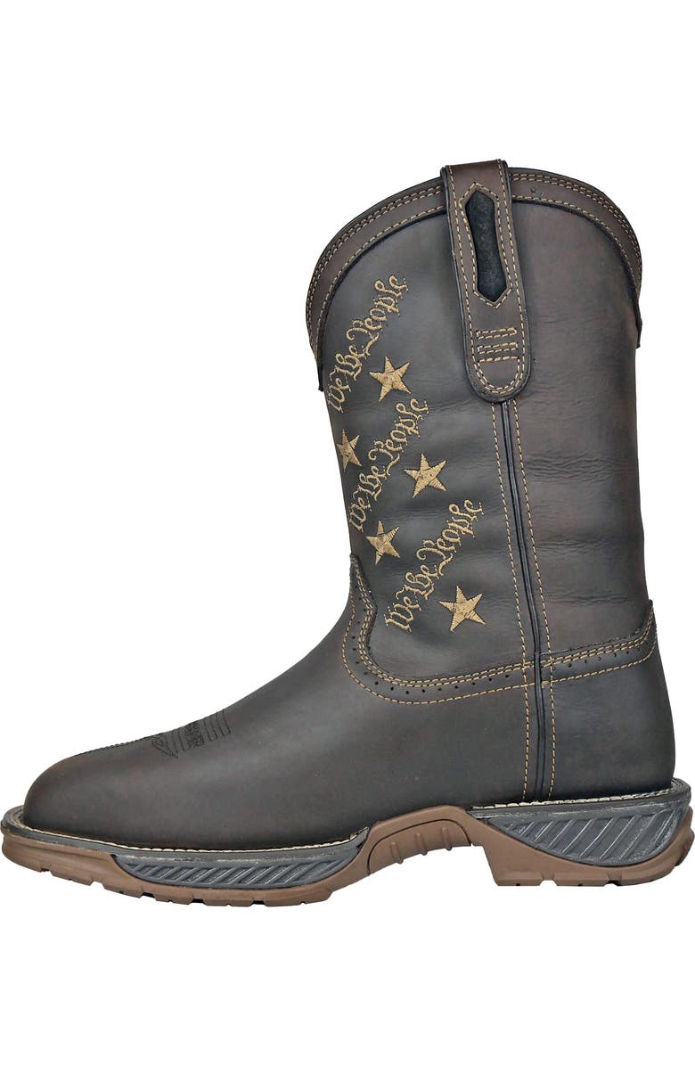 Hoss Boot Company HOSS We The People Composite Toe Western Work Boot, Alternate, color, Brown