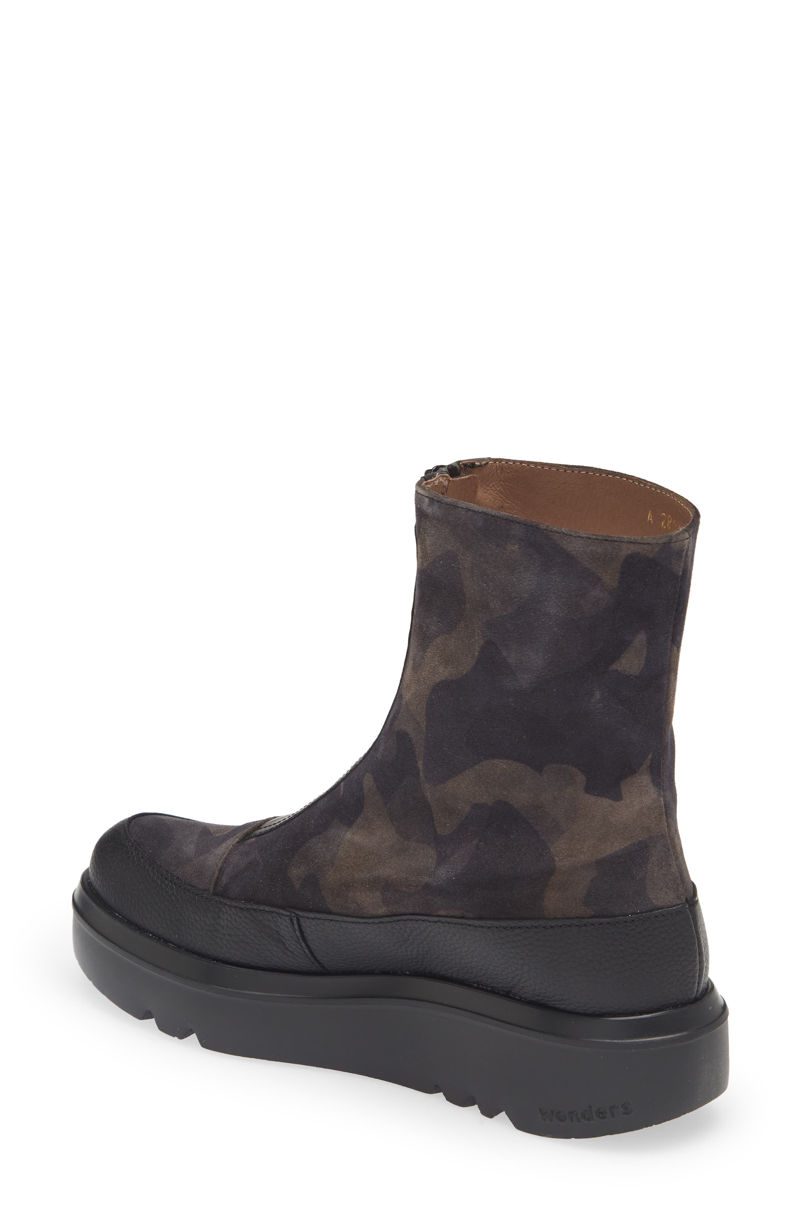Wonders Front Zip Bootie, Alternate, color, 