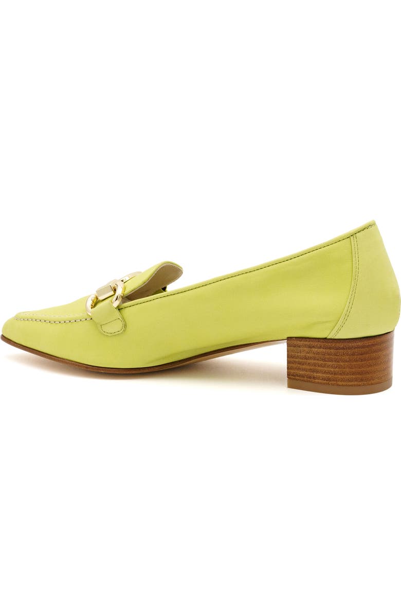 Amalfi by Rangoni Amarone Pointed Toe Bit Loafer Pump, Alternate, color, Lime Vapor