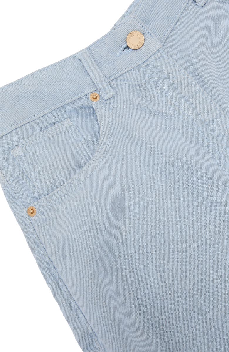 Reiss Carmen High Waist Wide Leg Pants, Alternate, color, Blue