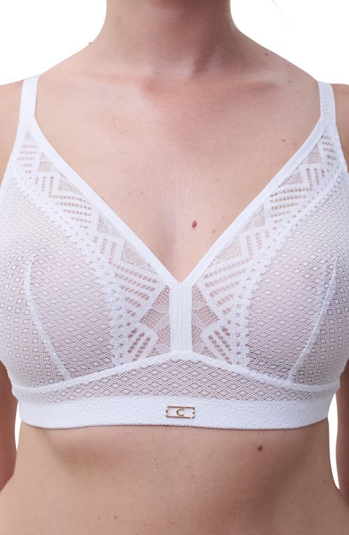 Chantelle Lingerie Origins Full Support Wirefree Bra In White