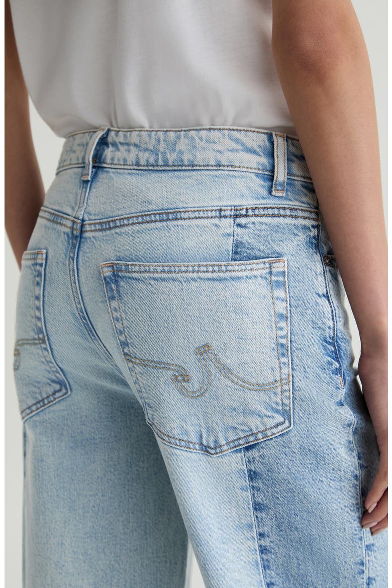 Saige Paneled Wide Leg Jeans, Alternate, color, SOLAR FLARE
