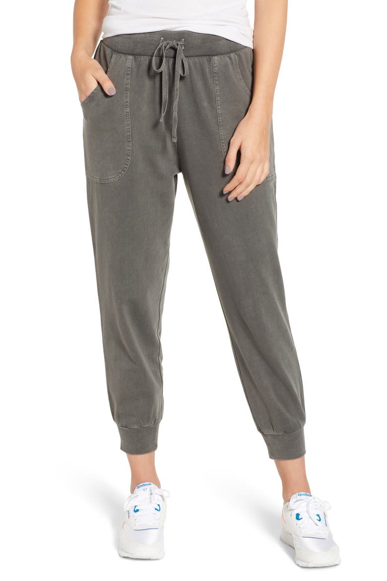 Crop Joggers, Main, color, BLACK