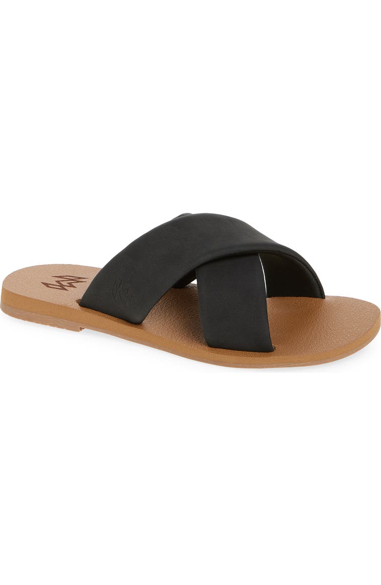 Malvados Ellie Cross Strap Slide Sandal, Main, color,