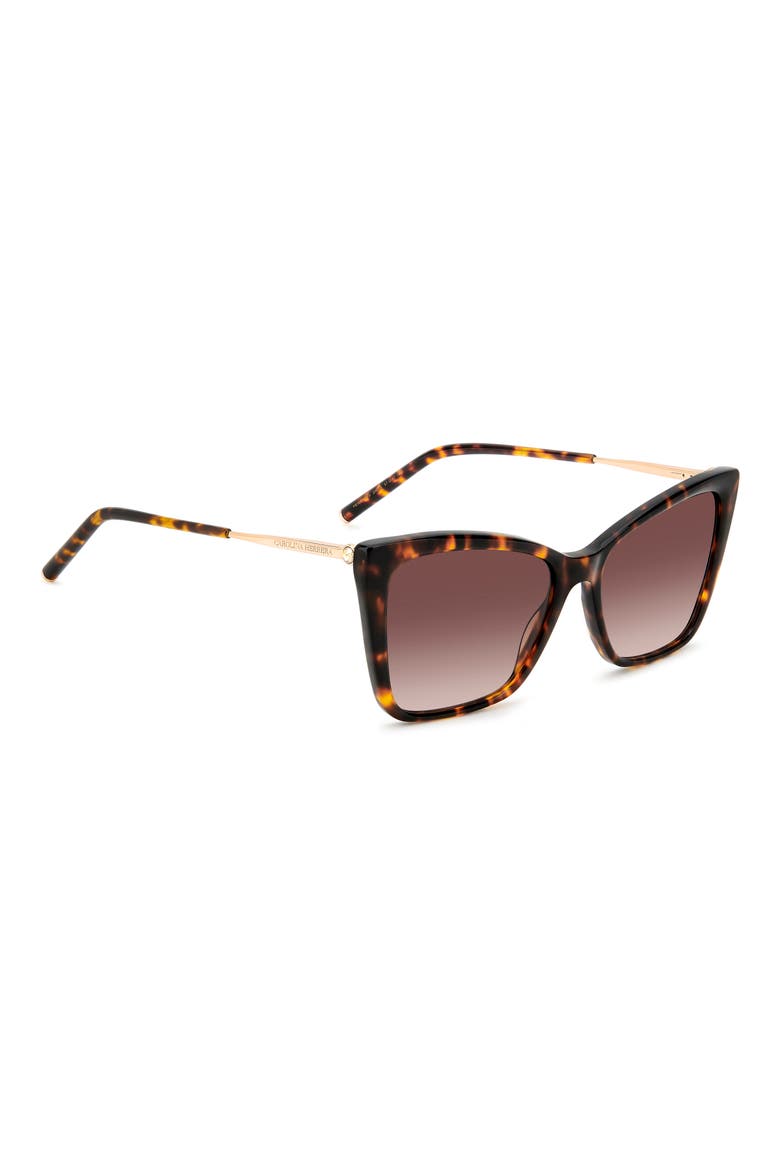 57mm Cat Eye Sunglasses, Alternate, color, 02IK-HA