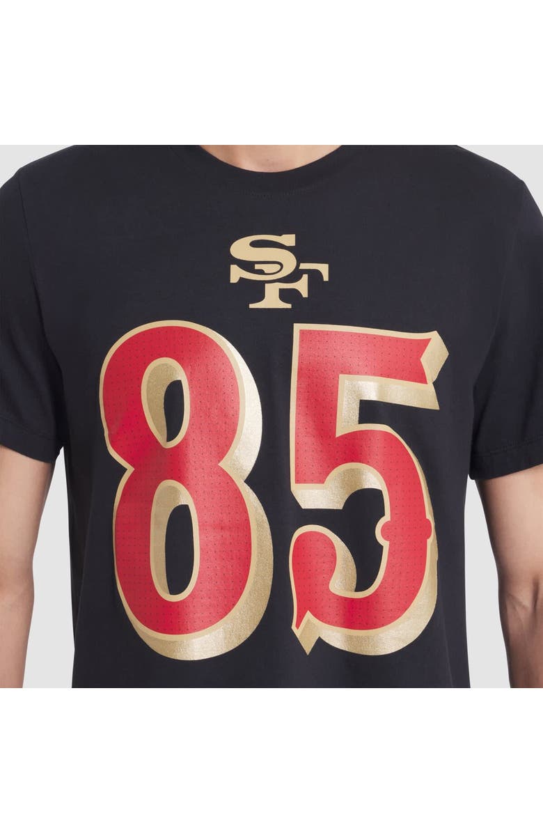 Nike Men's Nike George Kittle Black San Francisco 49ers 2025 Rivalries Collection Player Name & Number T-Shirt, Alternate, color, Black