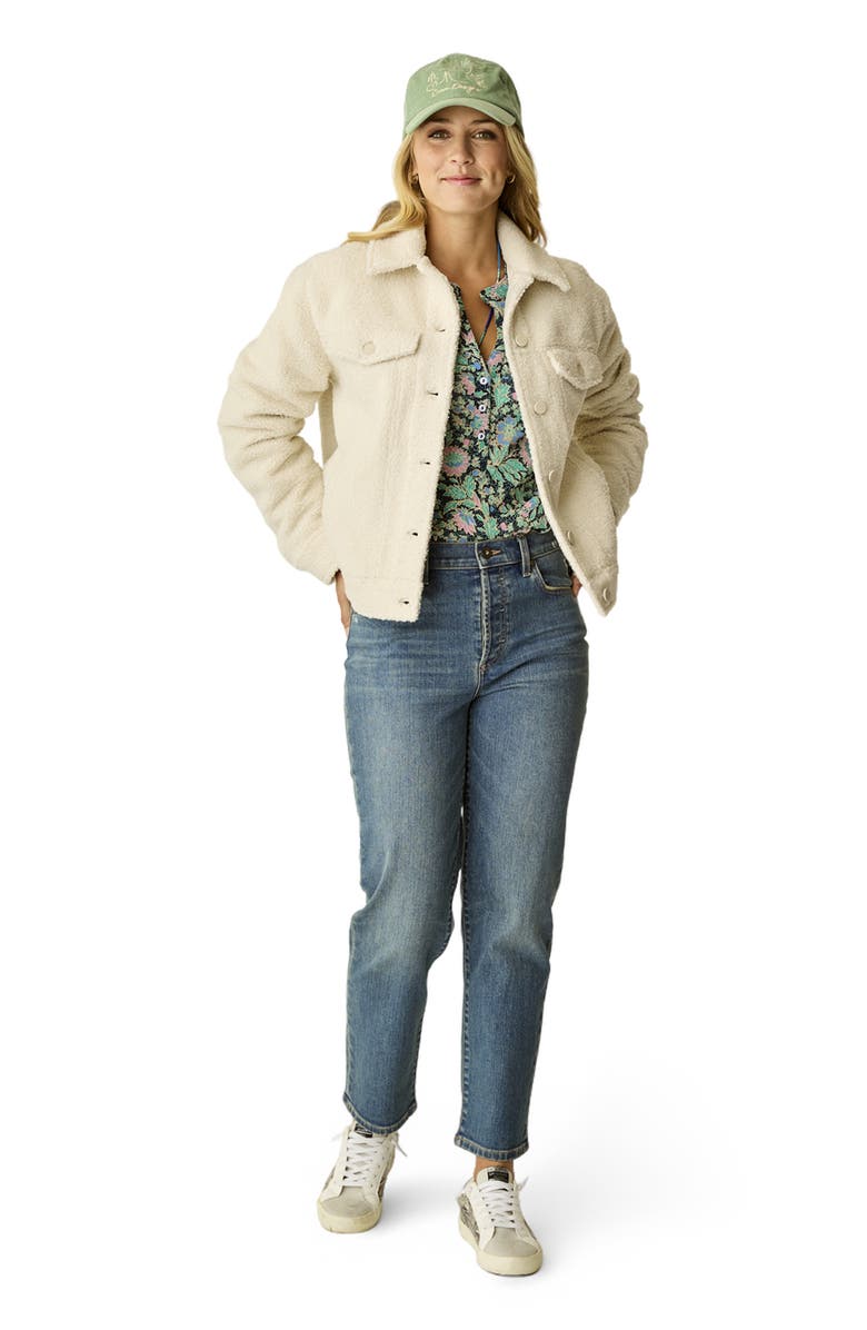 Carve Designs Rhea Boucle Trucker, Alternate, color, Birch