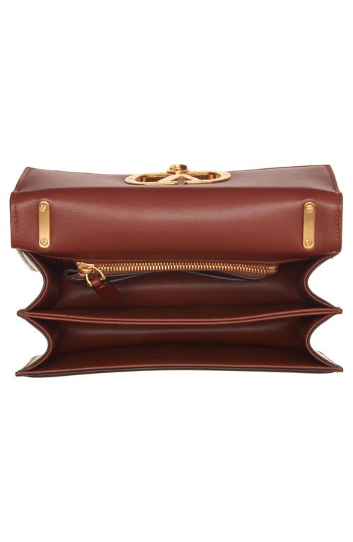 Valentino Small Vain Shoulder Bag In Wuc Dark Brandy