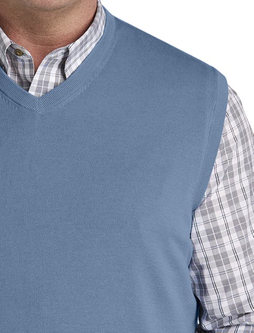 HARBOR BAY BY DXL HARBOR BAY BY DXL BIG & TALL V-NECK SWEATER VEST