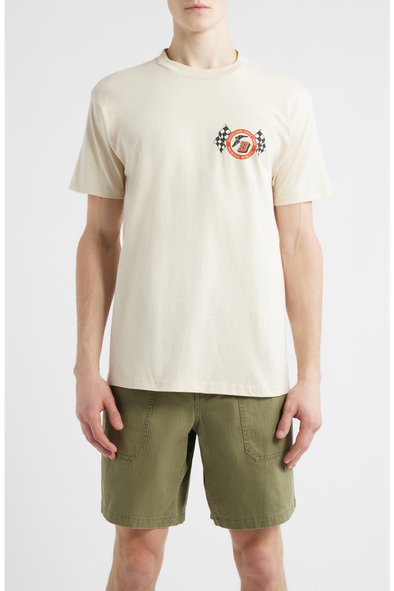 Goodyear Speedway Graphic T-Shirt, Main, color, CREAM