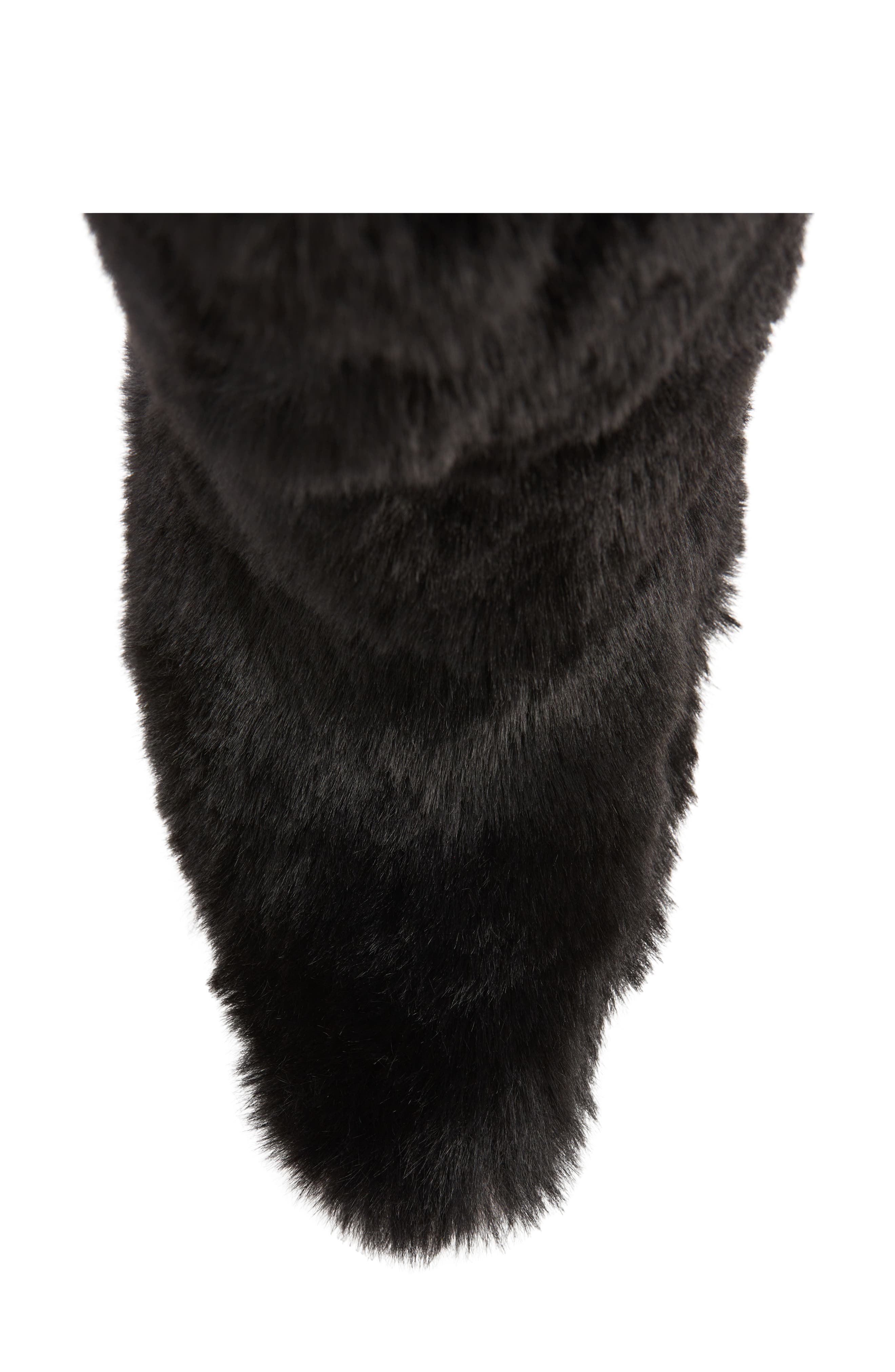 Jeffrey Campbell Fuzzie Faux Fur Pointed Toe Boot, Alternate, color, 