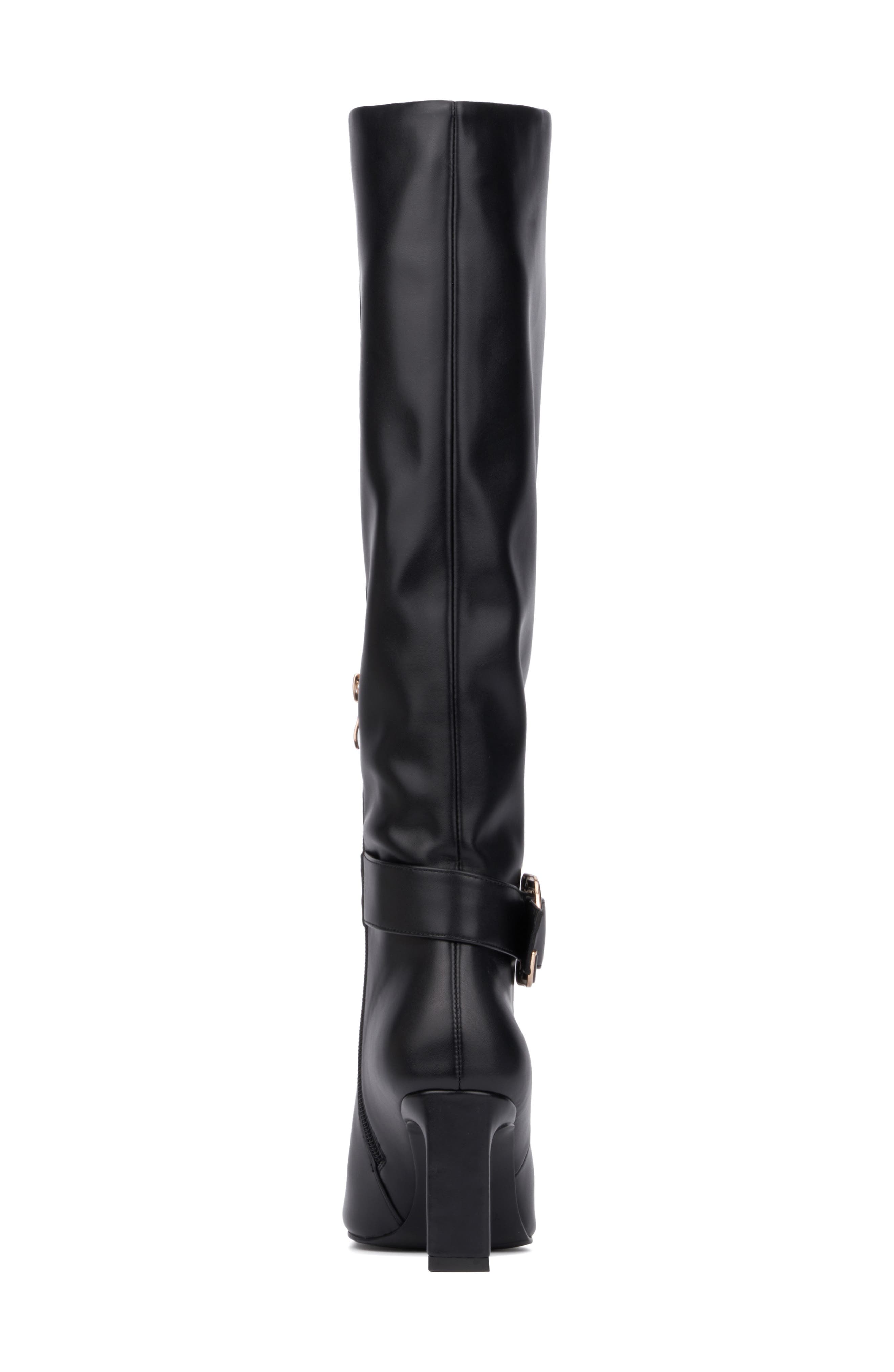 TORGEIS Tall Belt Boot, Alternate, color, Black