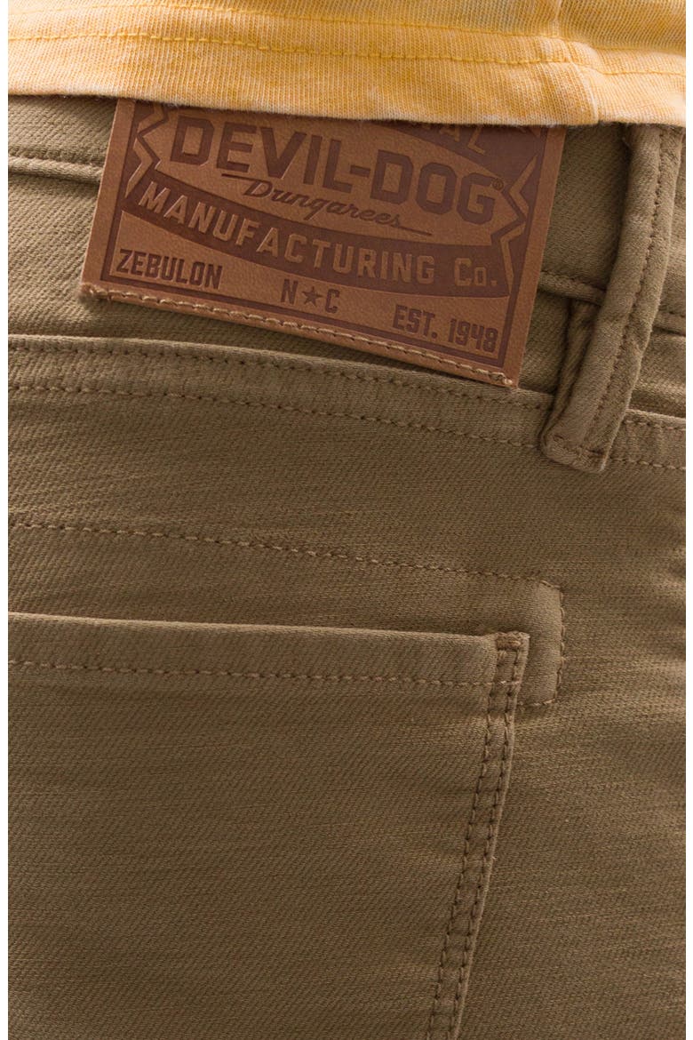 Comfort Athletic Fit Five Pocket Pants, Alternate, color, KANGAROO