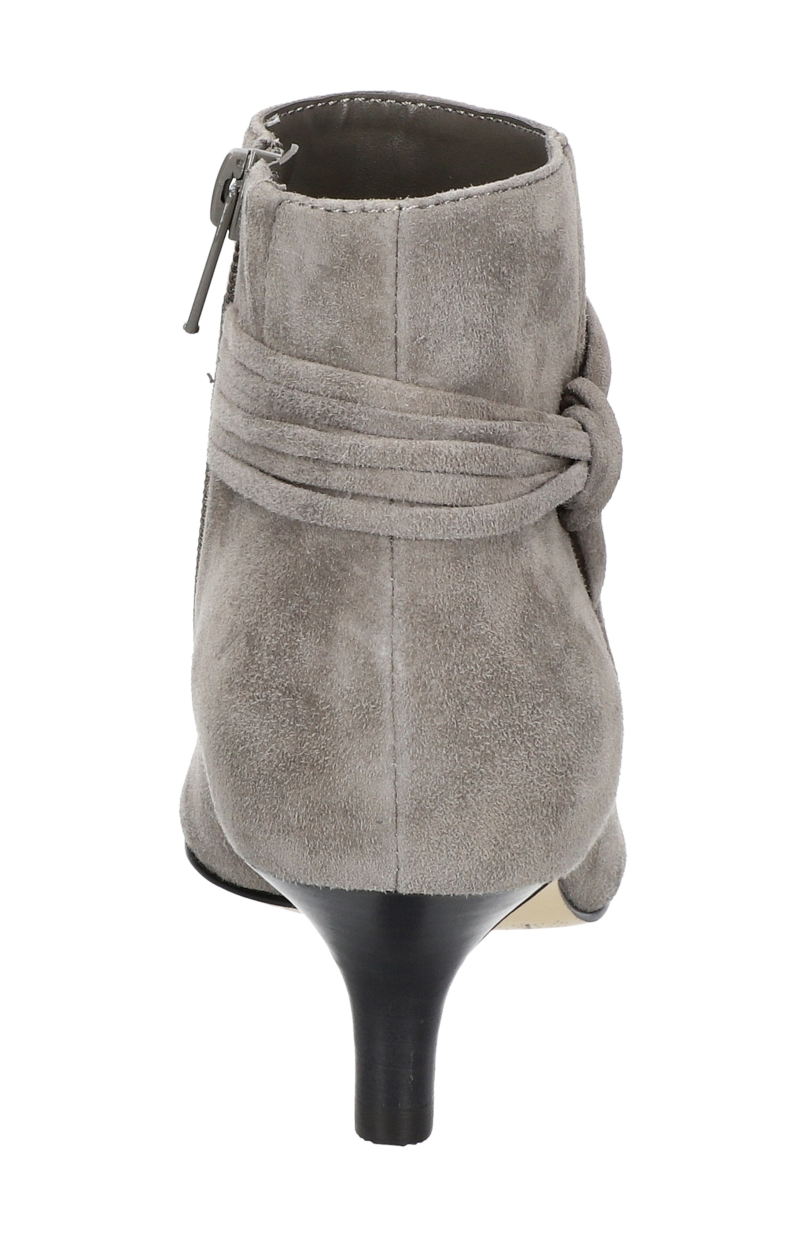 Bella Vita Jani Bootie, Alternate, color, Grey Kidsuede Leather