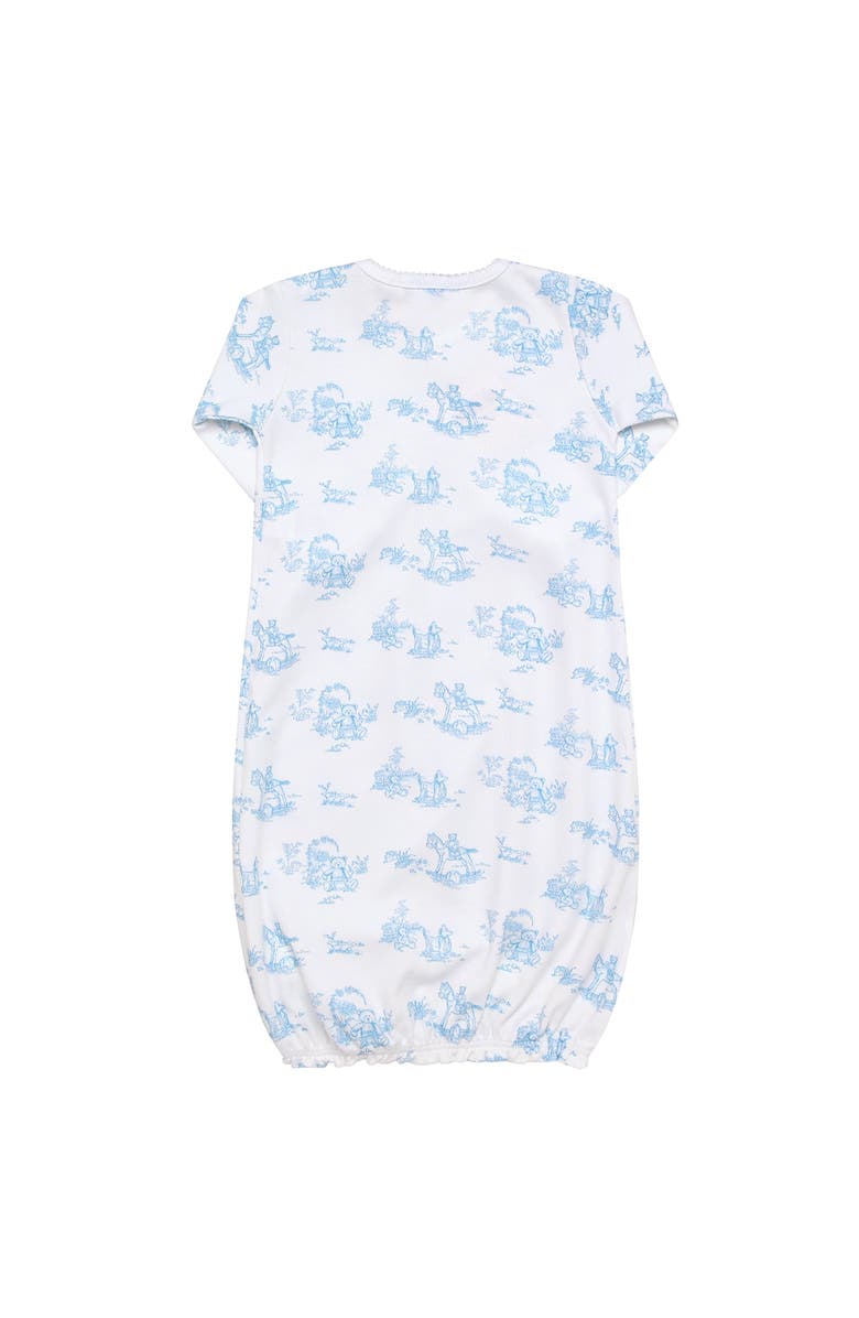 Nellapima Blue Toile Baby Gown - Baby, Alternate, color, Blue