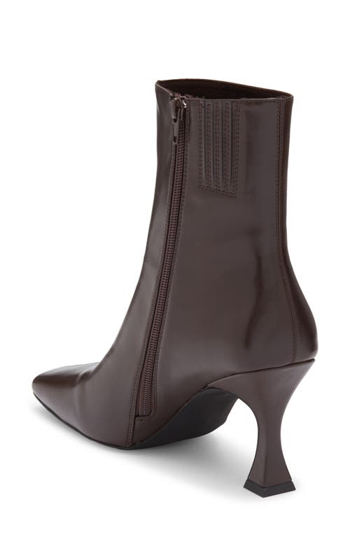 Jeffrey Campbell Chekmat Square Toe Bootie In Brown