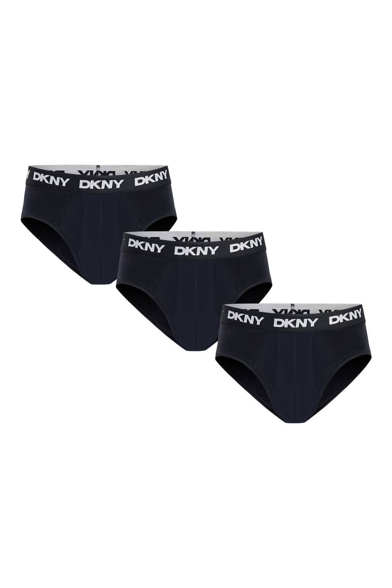 3-Pack Stretch Cotton Briefs, Main, color, BLACK