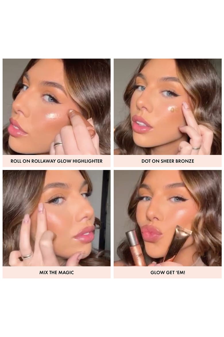 Rollaway Glow Liquid Highlighter Stick, Alternate, color, ROSE POTION