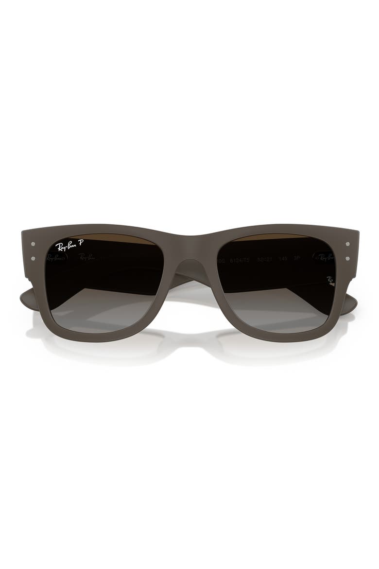 Mega Wayfarer Liteforce 52mm Square Sunglasses, Alternate, color, BROWN