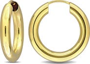 DELMAR 14K Gold 17.7mm Hoop Earrings