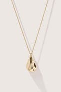 Otiumberg 14kt Gold Vermeil Fluid Pebble Necklace