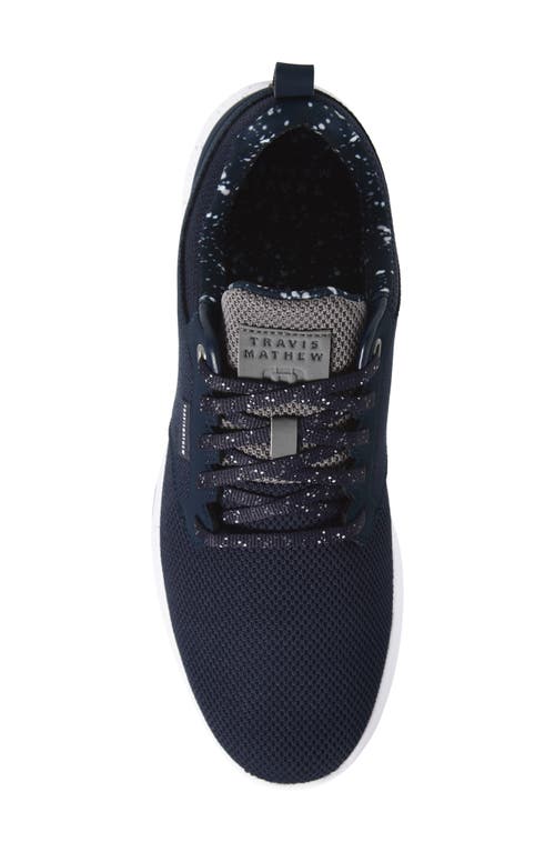 Travismathew The Daily Pro Hybrid Print Shoe In Black