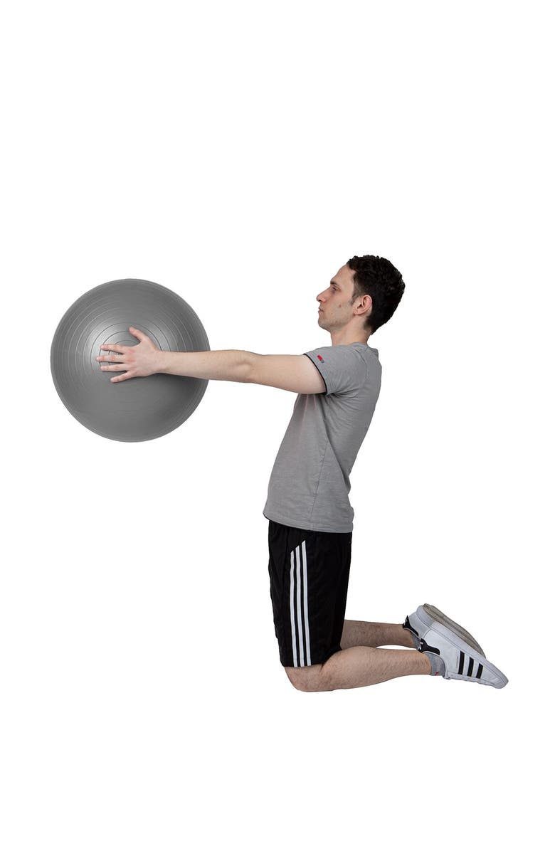 MIND READER Exercise Yoga Ball & Quick Pump, Alternate, color,