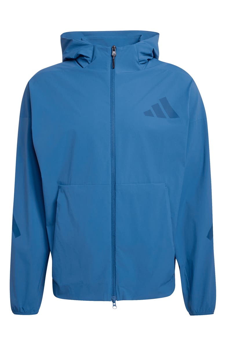 adidas Z.N.E. Woven Hooded Track Jacket, Alternate, color, Dusky Petrol/ /