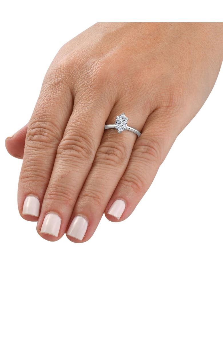 Bliss Diamond Platinum 1 Ct Oval Diamond Solitaire Engagement Ring Lab Grown, Alternate, color, 