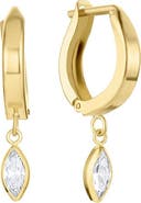 Set & Stones Ezra Marquise Hoops