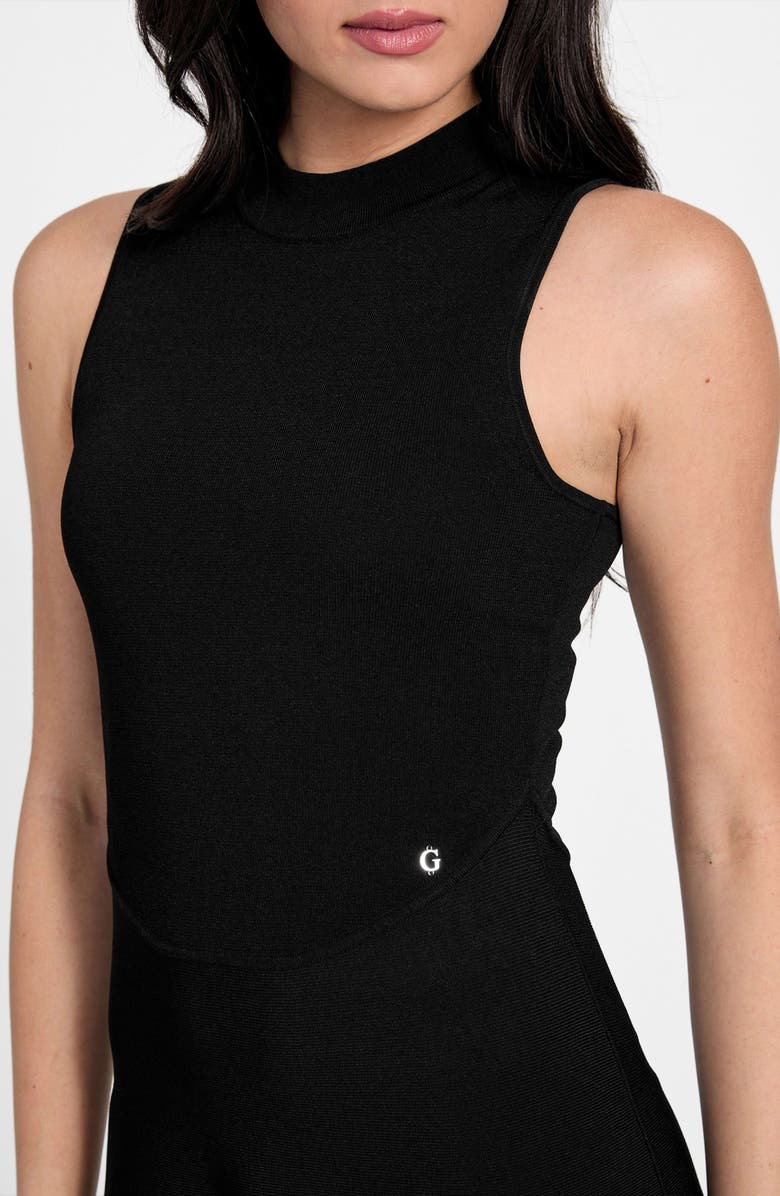 GUESS Cassandra Mock Neck Midi Sweater Dress, Alternate, color,