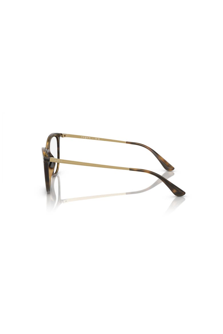53mm Cat Eye optical glasses, Alternate, color, Brown