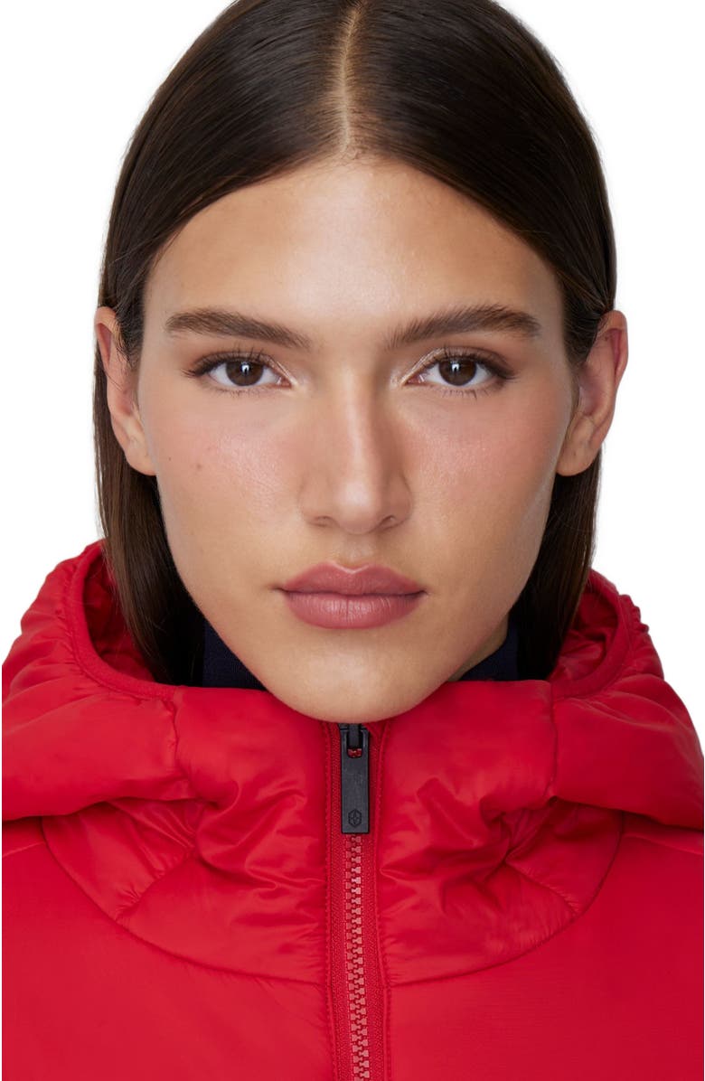 Quartz Co. CAMILA | Lightweight Hooded Insulated Jacket, Alternate, color, Fiery Red