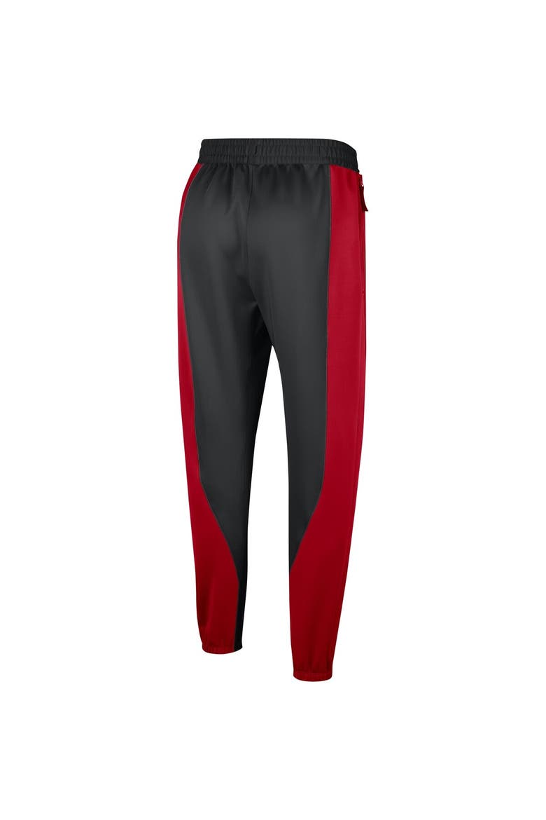 Men's Nike Red/Black Atlanta Hawks 2023/24 Authentic Showtime Pants, Alternate, color, Red