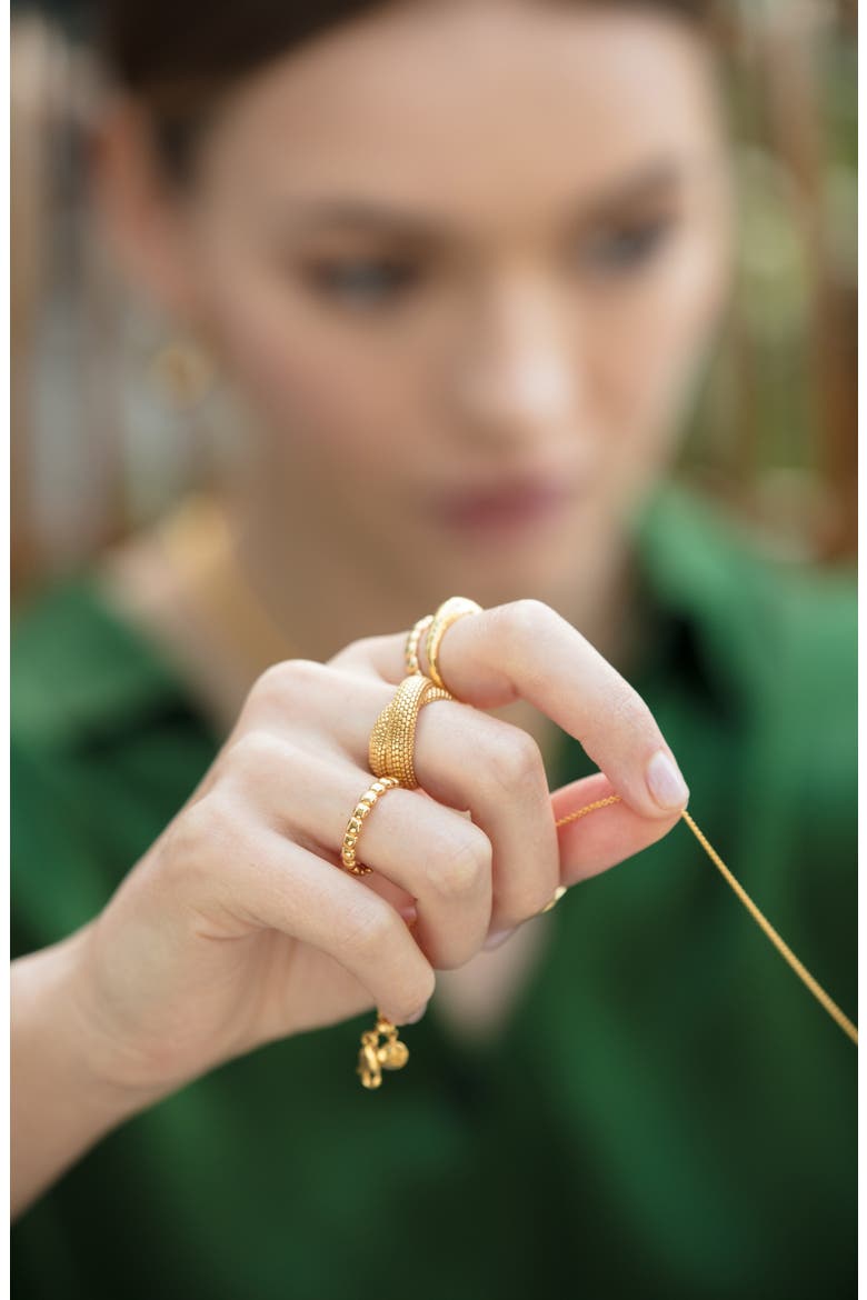 Heirloom Woven Crisscross Ring, Alternate, color, YELLOW GOLD