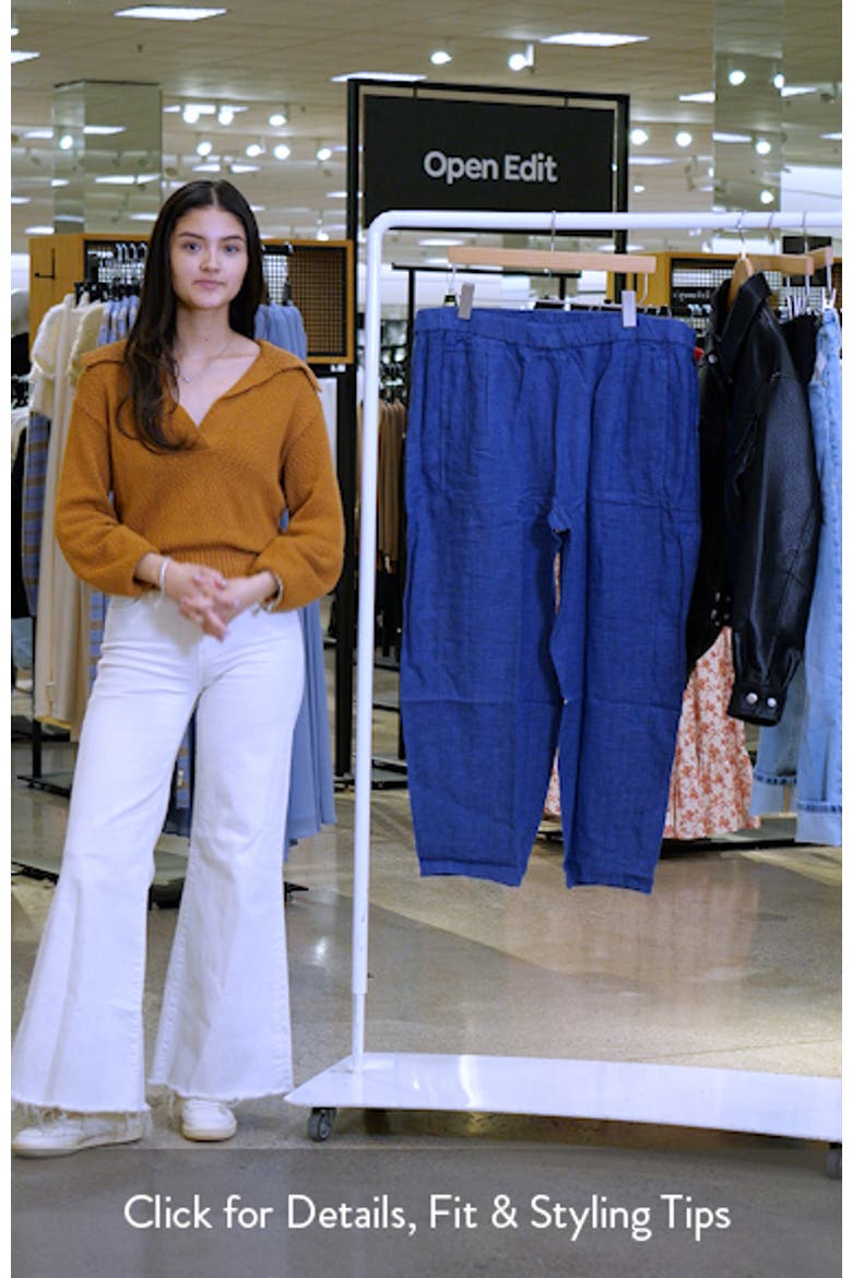 Pleated Organic Linen Lantern Pants video