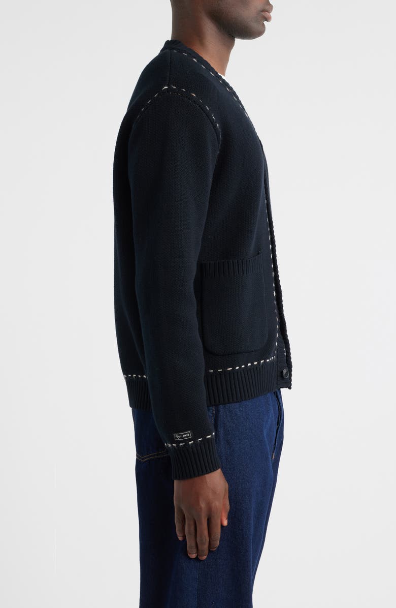 Percival Module Boxy Cardigan, Alternate, color, Black