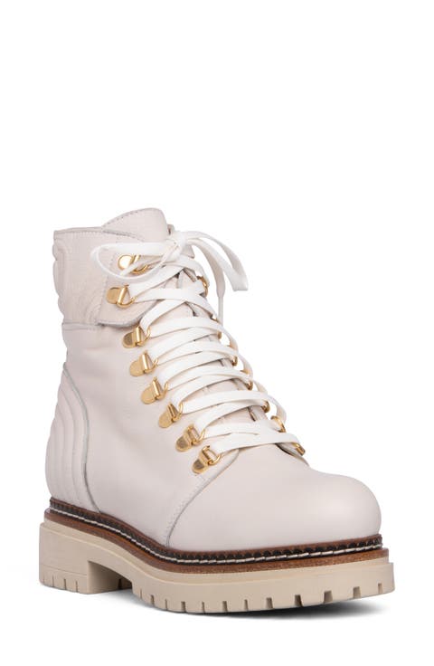 Ronnie Lace-Up Lug Sole Boot (Women)
