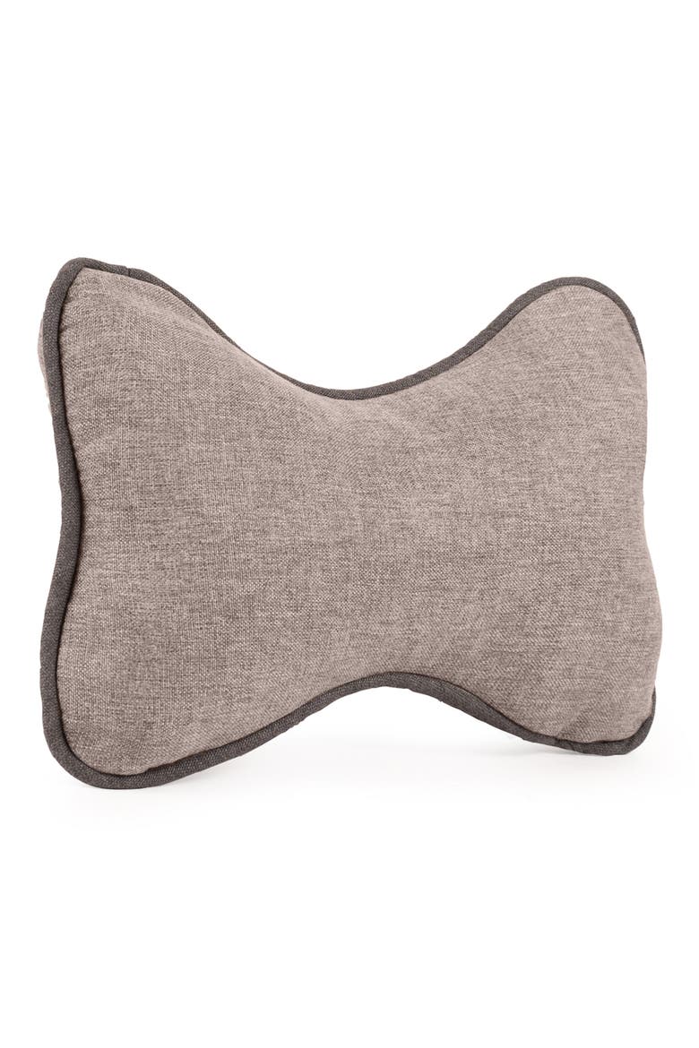 GreenDog Bone Pet Pillow, Alternate, color, LIGHT GRAY