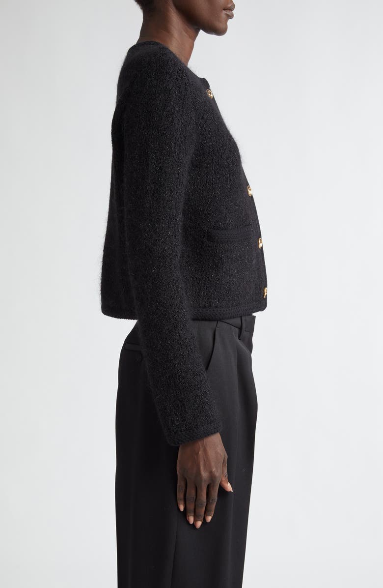 Altuzarra Napoline Tweed Crop Jacket, Alternate, color, 