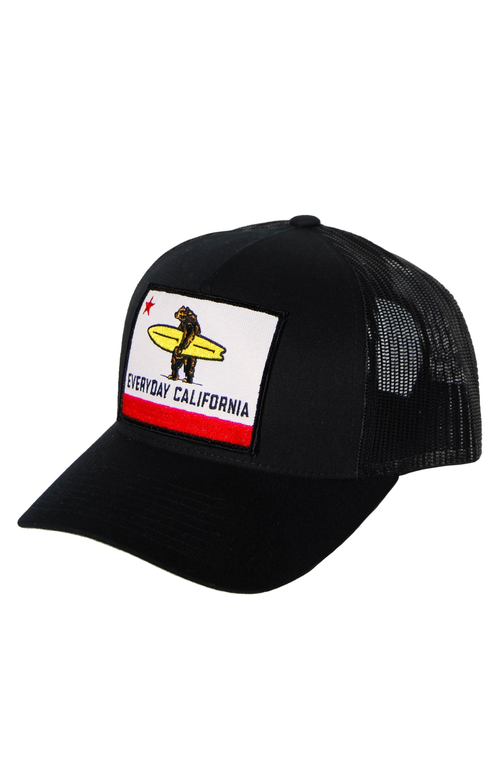 Everyday California Shores Snapback Hat In Black