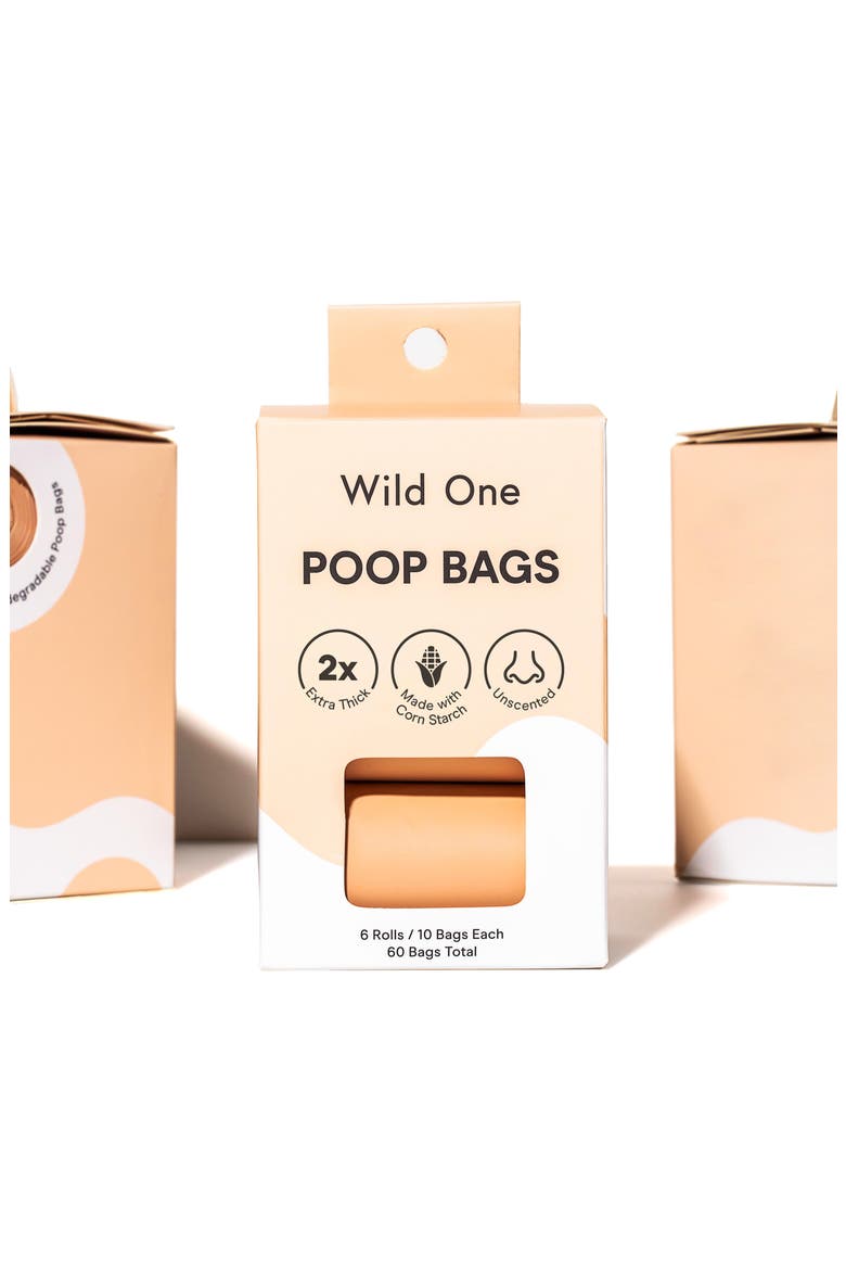 6-Pack Poop Bag Rolls, Main, color, TAN