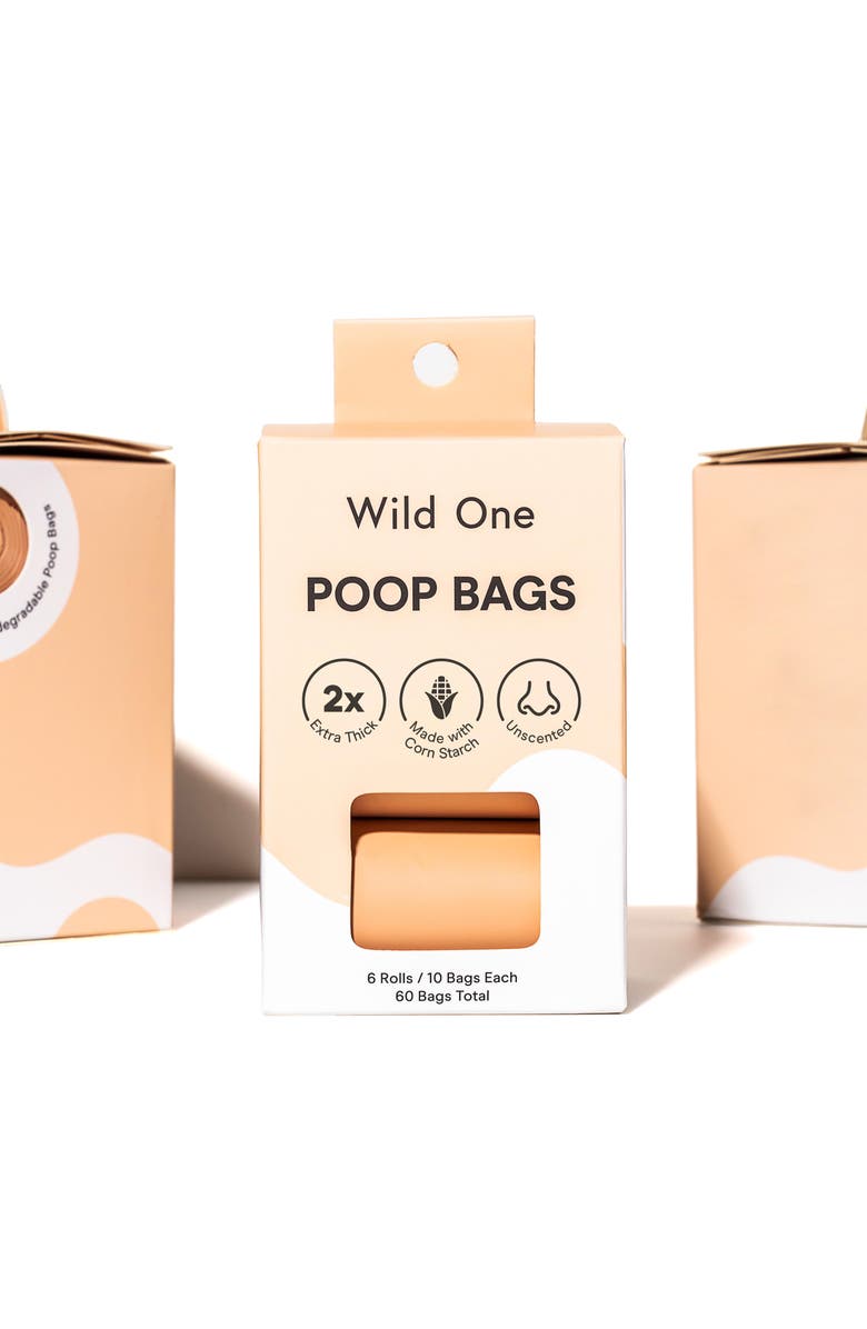 Wild One 6-Pack Poop Bag Rolls, Main, color, 